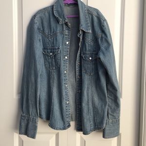 Vintage denim shirt (xs, s)