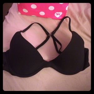 Victoria's Secret Pink Bra. 34B Black