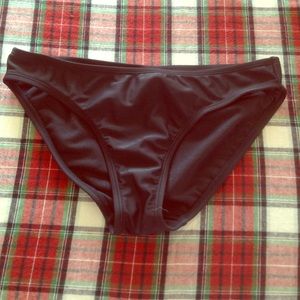 black bikini bottom