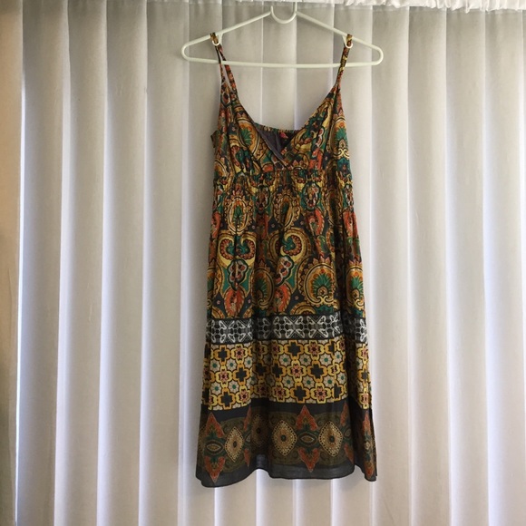 Short multi-colored dress - Picture 1 of 2