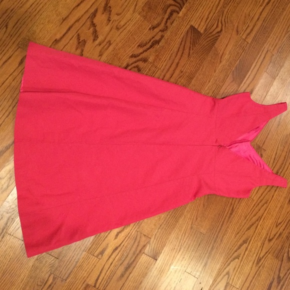 J crew coral/ pink dress - Picture 3 of 4