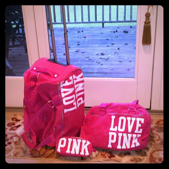 PINK Victoria's Secret Handbags - *Price is FIRM  PINK by V.S. Luggage Set