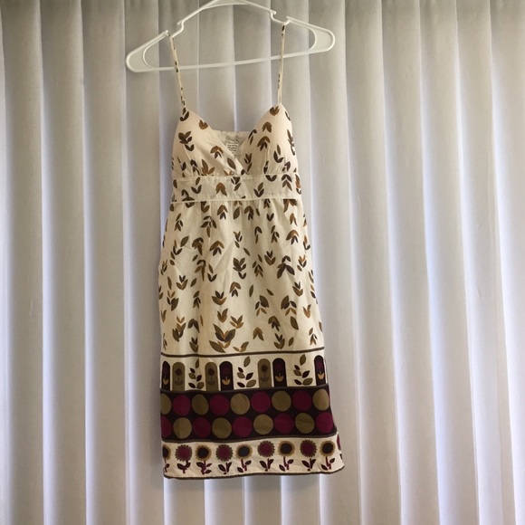 Short-white-printed dress - Picture 1 of 2