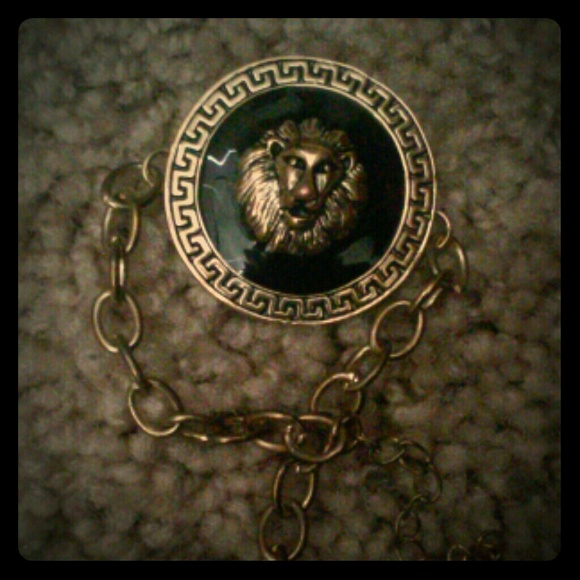 Lion face bracelet
