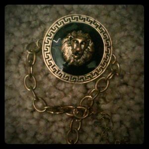 Lion face bracelet