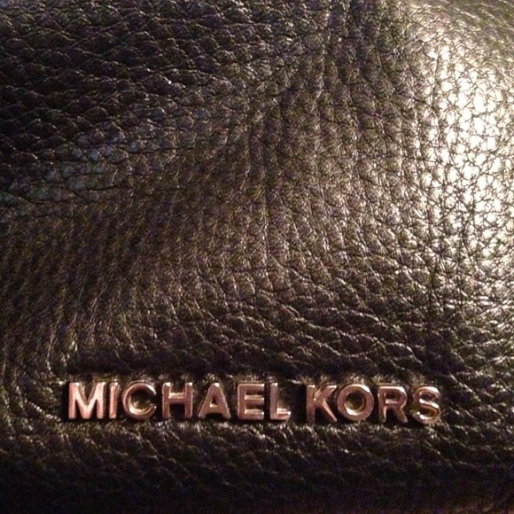 Michael Kors black leather purse