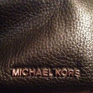 Michael Kors black leather purse