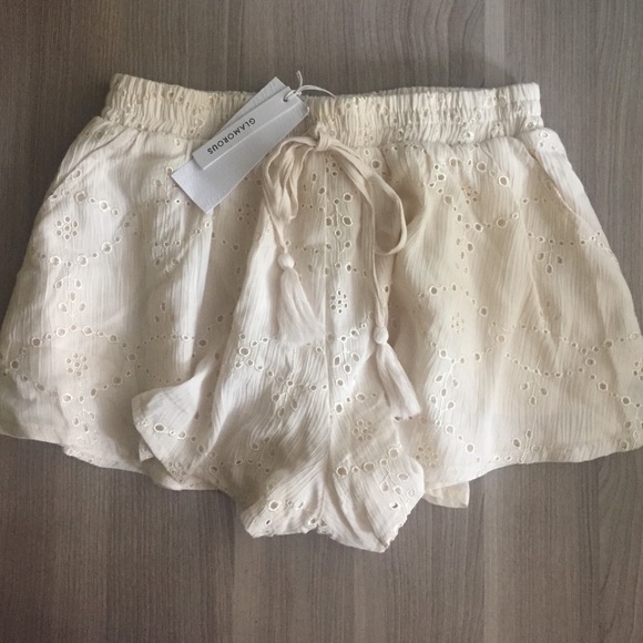 Glamorous Cream shorts