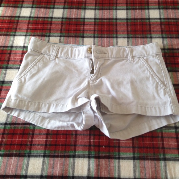 grey shorts from hollister
