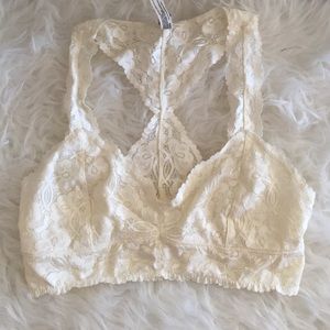 Free People Lace Racerback Bralette