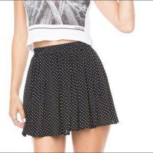 brandy Melville polka dot skirt