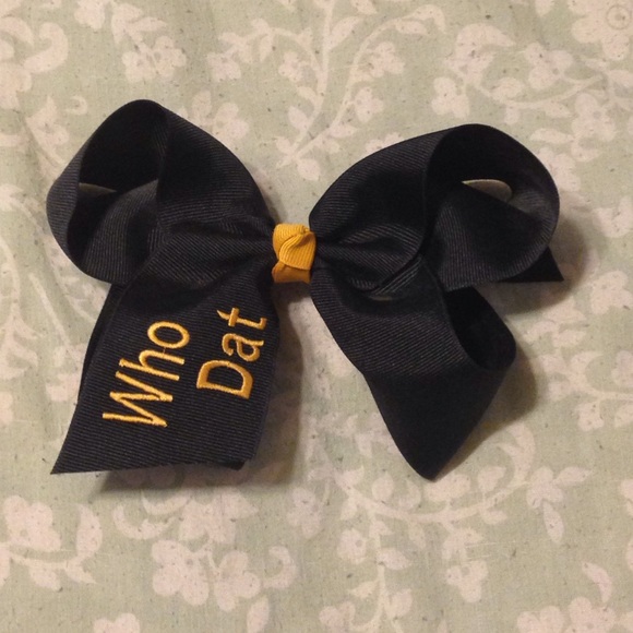 Who Dat Saints Bow