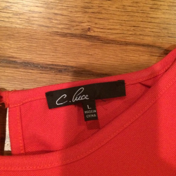 Boutique orange and brown dress - Picture 3 of 4