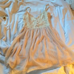 Chiffon and Lace Dress