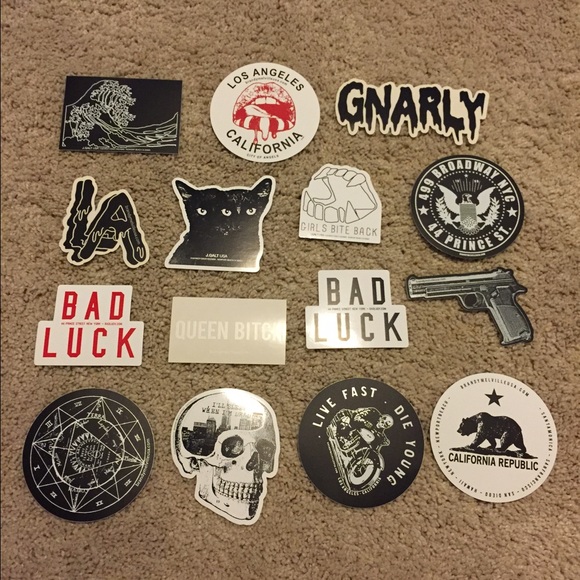 15 brandy Melville stickers - Picture 1 of 1