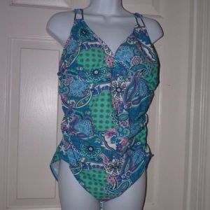 Love your Assests Paisley one piece swimsuit.