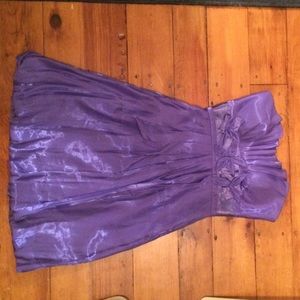 Purple cocktail dress