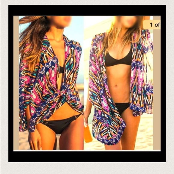 💥🌺beautiful summer cover up!! - Picture 2 of 2