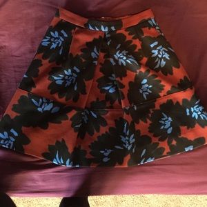 J.Crew Patterned Skirt WITH POCKETS! WORN TWICE.