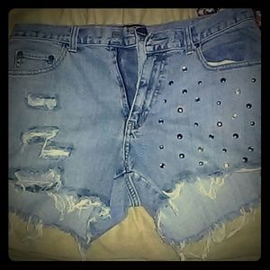 High waisted custom shorts