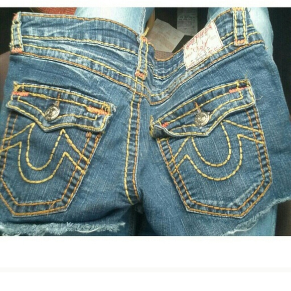 RESERVED !! True Religion Cut Off Shorts