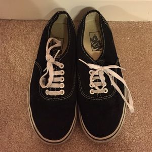 Black Van skater shoes
