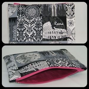 All Around The World - Zippered Pouch