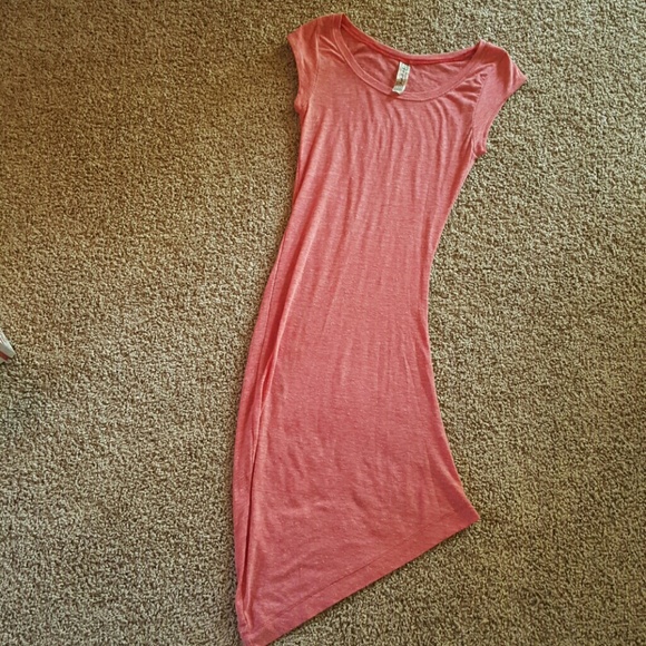 Free People Dresses & Skirts - Free People Asemetrical tshirt dress XS