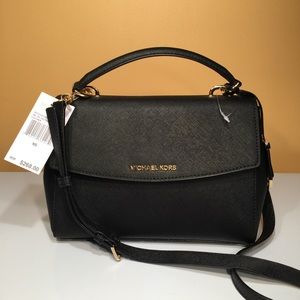 New Michael Kors Small Ava Black Handbag
