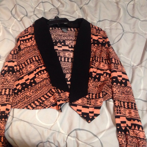 100% Rayon tribal blazer from Dots
