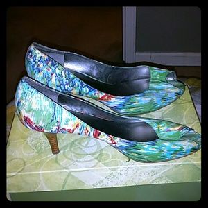 Nine west peep-toe pumps