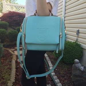 PU leather shoulder/cross body/top handle bag