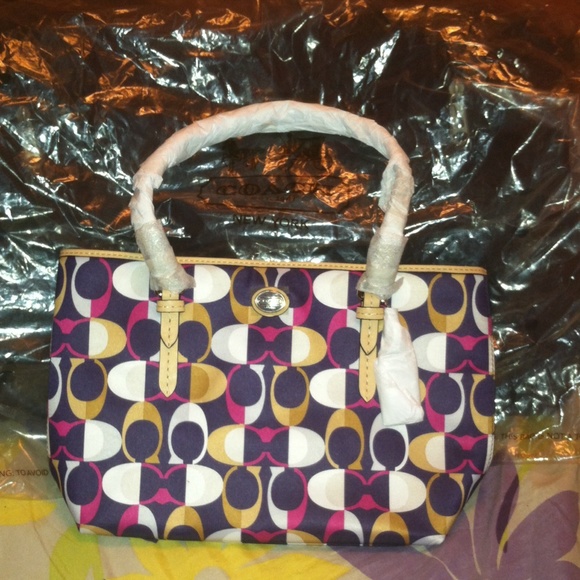 A stylish coach pocketbook