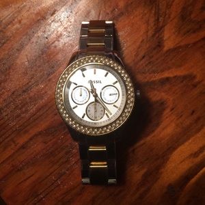 🌟One Day SALE🌟Fossil Watch gold and silver