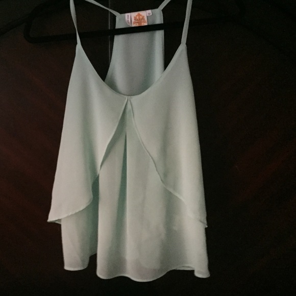 Blousey shirt Tiffany blue!