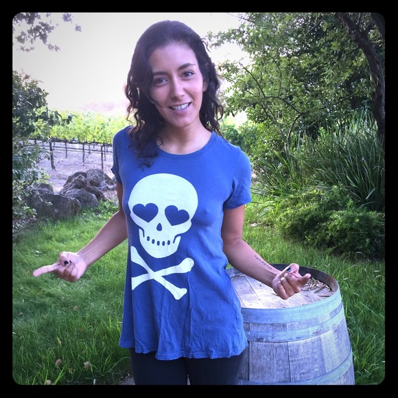 Brandy Melville Jolly Roger top