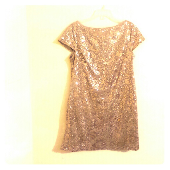 Gold Sequin evening dress - Picture 1 of 4