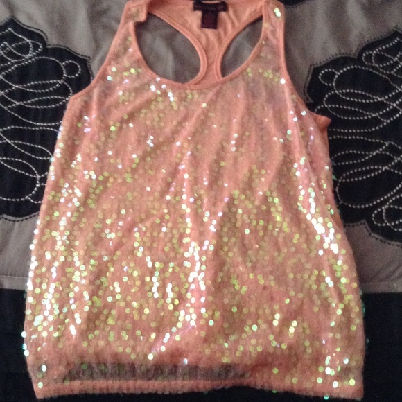 sequin girl top