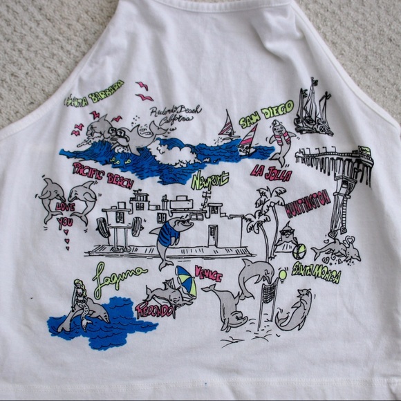 Brandy Melville Tops - SOLD! Brandy Melville Sachi Halter