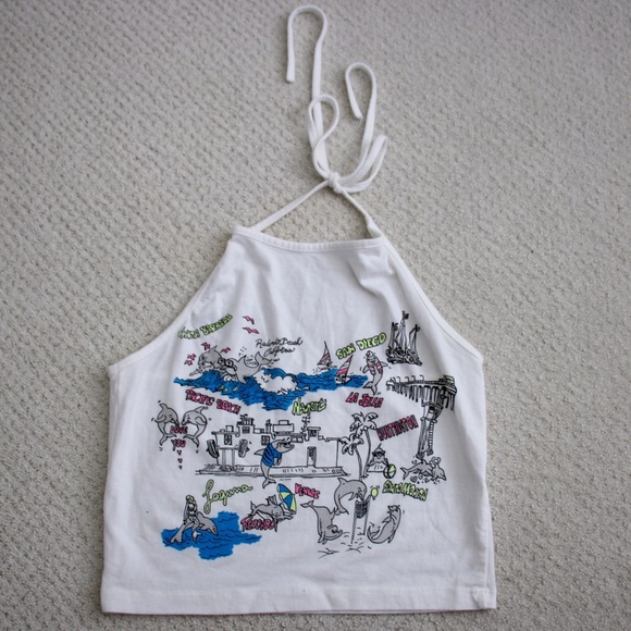 SOLD! Brandy Melville Sachi Halter - Picture 2 of 4