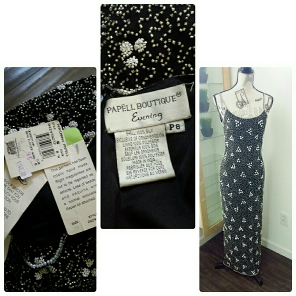 🔷 evening beaded dress - Picture 3 of 4