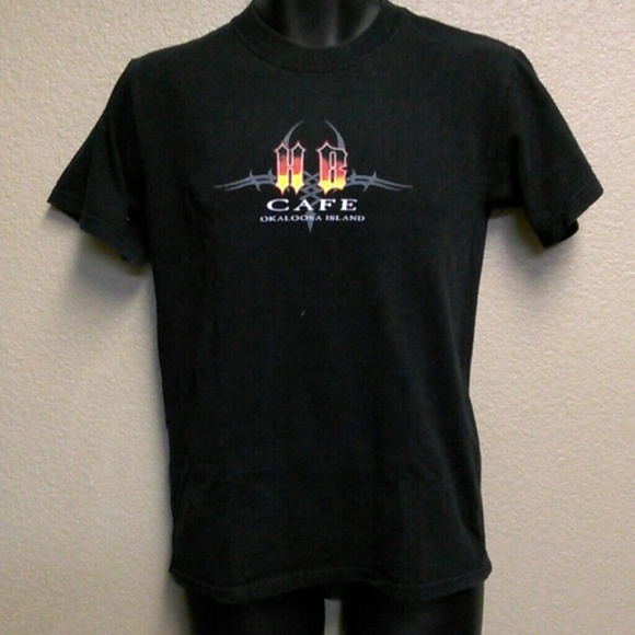 Woman/men small black t shirt