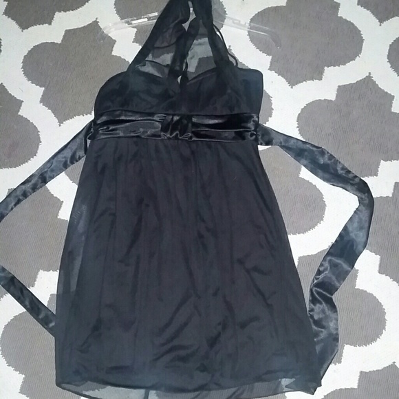 Black Sheer Dress - Picture 1 of 1