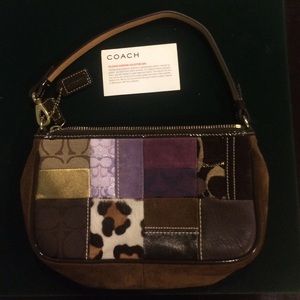 Patch Work Shoulder COACH Bag (like new)