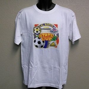 Men/woman white t shirt by adidas