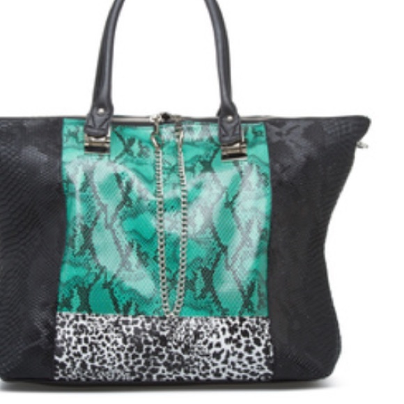 Beautiful snake print tote large - Picture 4 of 4