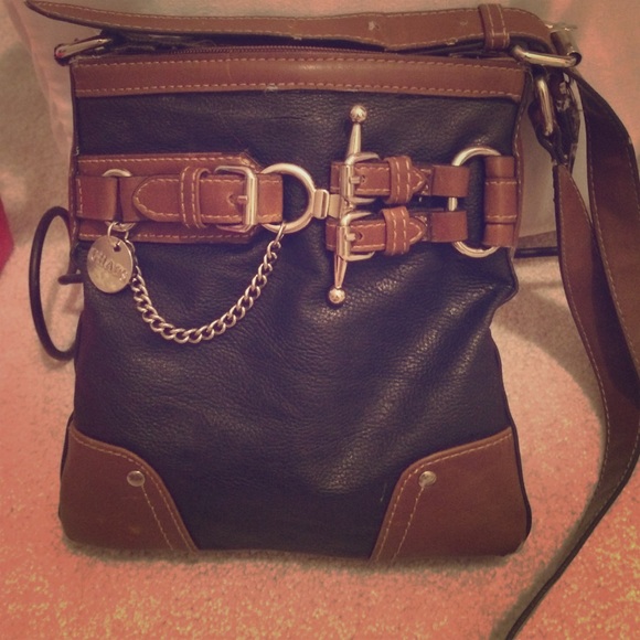 GENUINE LEATHER CROSS BODY BAG