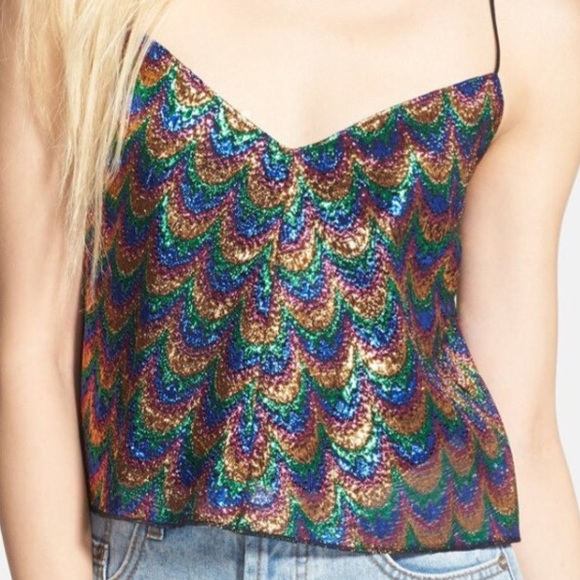 ⚡️CLOSE OUT SALE ⚡️ NWTMulticolored Lace Camisole