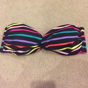Victoria's Secret striped swim bandeau