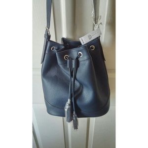 NWT Navy bucket bag